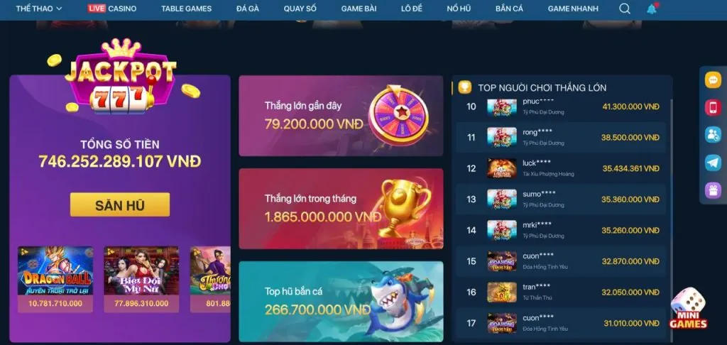 Cá cược trực tiếp tại Win55